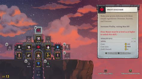 rogue legacy 2 max level.